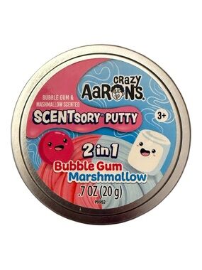 Crazy Aaron’s Scentsory Putty, 2 in 1 Bubblegum and Marshmallow